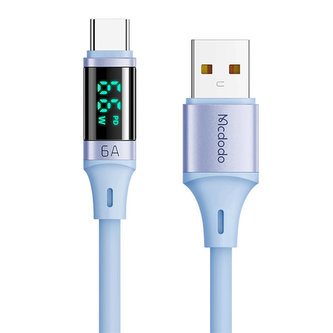 Kabel USB na USB-C, Mcdodo CA-1922, 6A, 1,2 m (modrý)