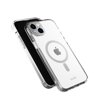 Moshi iGlaze MagSafe - pouzdro pro iPhone 14 Max (stříbrné)
