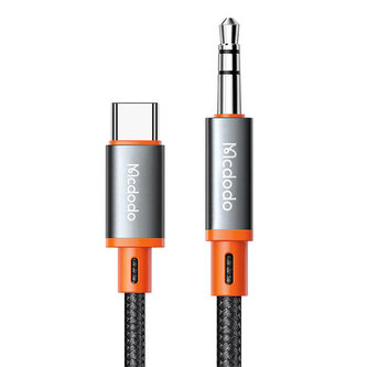 Kabel Mcdodo CA-0820 USB-C na 3,5mm mini jack AUX, 1,2 m (černý) Kabel Mcdodo CA-0820 USB-C na 3,5mm mini jack AUX, 1,2 m (černý)