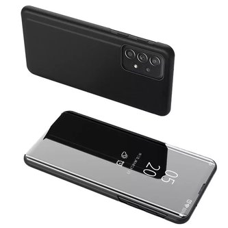 Clear View Case Flip Cover pro Samsung Galaxy A33 5G černý