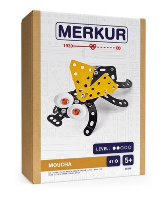 Stavebnice MERKUR Moucha 41ks v krabici 13x18x5cm