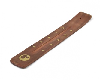 Stojan na vonné tyčinky lyže vzor Jin-jang