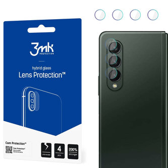 Glass x4 Camera Lens 3mk Ochrana objektivu pro Samsung Galaxy Z Fold 3 5G