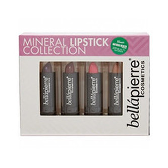 bellápierre Sada minerálních rtěnek (Mineral Lipstick Collection) 4 x 3,5 g Odstín Evening woman