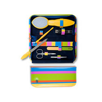 Credo Solingen Luxusní 7 dílná sada na pedikúru a manikúru Pop Art 7 - žlutá woman