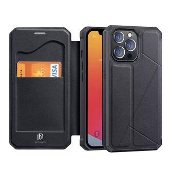 Pouzdro DUX DUCIS Skin X pouzdro s flipem iPhone 13 Pro černé