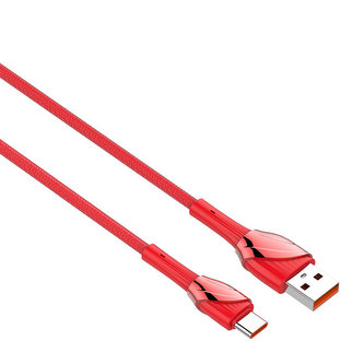 Kabel USB na USB-C LDNIO LS662, 30 W, 2 m (červený)