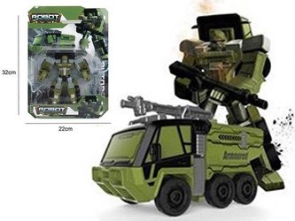 Robot transformacja samochód wojskowy