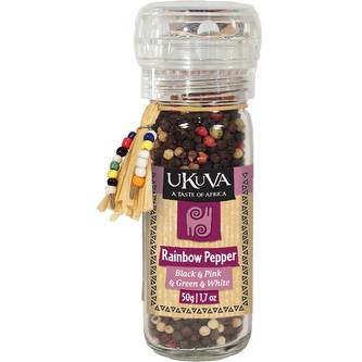 Ukuva Mlýnek s kořením Rainbow Pepper z Jižní Afriky, 50 g