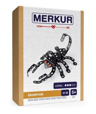 Stavebnice MERKUR Škorpion 93ks v krabici 13x18x5cm
