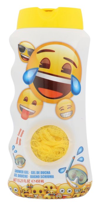 EP Line Sprchový gel pro děti + houbička na mytí Emoji 450 ml child
