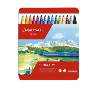 Fixy "Fibralo", 15 barev, CARAN D'ACHE 185.315
