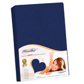 Prostěradlo froté - námořnická modrá - 140x200 cm