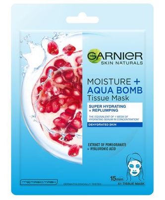 Garnier Super hydratační vyplňující maska Moisture&Aqua Bomb (Skin Tissue Superhydrating Mask) 32 g woman