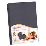 Prostěradlo froté - grafitová - 140x200 cm