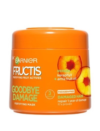 Garnier Posilující maska pro poškozené vlasy Fructis (Goodbye Damage Mask) 300 ml woman