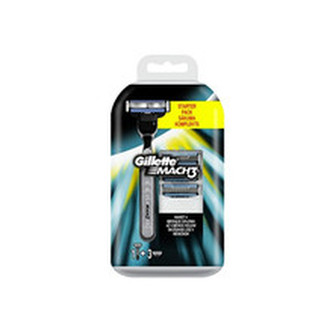 Gillette Holicí strojek Gill Mach 3 + náhradní hlavice 4 ks man