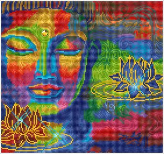 DIAMOND DOTZ Budha s lotusy DIAMOND DOTZ Budha s lotusy