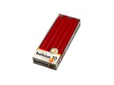 Bolsius Kónická 10ks 24x245 bordó svíčka RAL