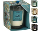 Svíčka ve skle 85x100mm v krabičce vonná mix Stay Wild, barevná