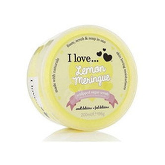 I Love Tělový peeling z našlehaného cukru s vůní citronových sněhových pusinek (Lemon Meringue Whipped Sugar Scrub) 200 ml woman