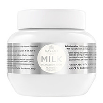 Kallos Maska s mléčnými proteiny pro suché a poškozené vlasy Milk (Hair Mask With Milk Protein) Maska s mléčnými proteiny pro suché a poškozené vlasy Milk (Hair Mask With Milk Protein) - Objem 275 ml woman
