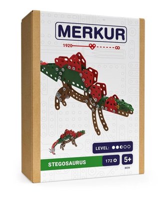 Stavebnice MERKUR Stegosaurus 172ks v krabici 13x18x5cm