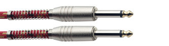 Stagg SGC6VT RD, nástrojový kabel Jack/Jack, 6 m, červený