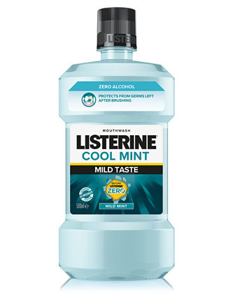 Listerine Ústní voda bez alkoholu Zero - Coolmint Mild Taste Ústní voda bez alkoholu Zero - Coolmint Mild Taste - Objem 1000 ml unisex