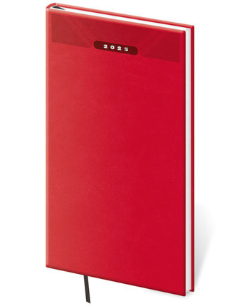 Kapesní diář Print Classic červený
