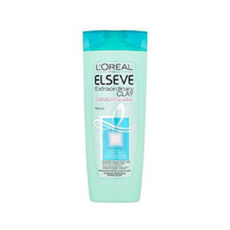 L`Oréal Paris Šampon pro rychle se mastící vlasy s lupy Elseve (Extraordinary Clay) Objem 400 ml woman