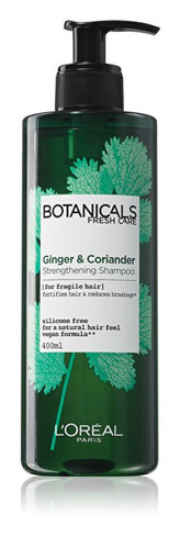 L´Oréal Paris Posilující šampon na jemné a slabé vlasy Botanicals (Ginger & Coriander Strengthening Shampoo) 400 ml woman