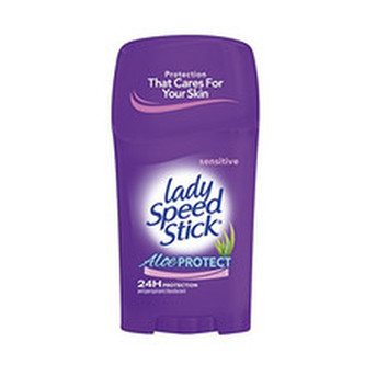 Lady Speed Stick Tuhý antiperspirant s aloe vera Sensitive (Aloe 24H Protection) 45 g woman