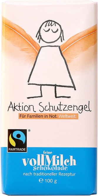 Gepa Bio mléčná čokoláda Anděl Naděje, 100 g