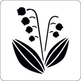 ARTEMISS Konvalinka - plastová šablona 491 Rozměr: E 29x29cm