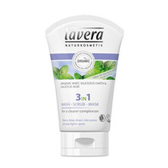 Lavera Čisticí emulze, peeling a maska 3v1 (Wash, Scrub, Mask) 125 ml woman