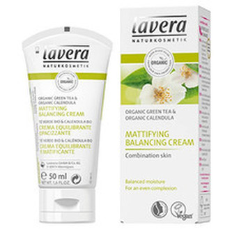 Lavera Matující vyrovnávací krém BIO zelený čaj & BIO měsíček Matující vyrovnávací krém BIO zelený čaj & BIO měsíček - Objem 50 ml woman