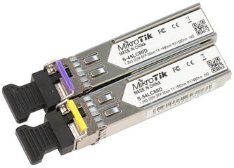 MikroTik S-4554LC80D Gigabit MiniGBIC modul, SM, 80km, 1490nm,1550nm (SFP)