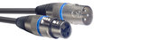 Stagg SMC1 BL, mikrofonní kabel XLR/XLR, 1m, modré kroužky