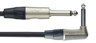 Stagg NGC6PLR, kabel JACK/JACK rohový, 6m