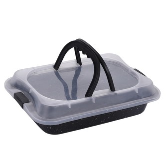 Pekáč s plastovým víkem\n Royalty, 42x28,5x4,5cm