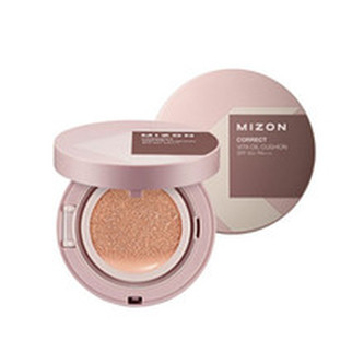 Mizon Fluidní korekční make-up s rakytníkem a SPF 50+ s náhradní náplní (Correct Vita Oil Cushion SPF 50+ And Refill) 2 x 15 g Fluidní korekční make-up s rakytníkem a SPF 50+ s náhradní náplní (Correct Vita Oil Cushion SPF 50+ And Refill) 2 x 15 g - Odstí
