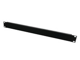 Přední panel zaslepovací 19 " 1HE U profil, černý