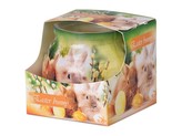Sklo Dekor 80 x 72 mm Easter Bunny vonná svíčka