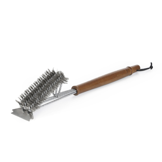 Kartáč | EASY GRILL | na čištění grilu se škrabkou | 44x7 cm | 891583 Homla