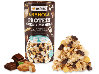 Mixit - Mixit Proteinová granola - čoko & mandle 450 g