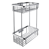 Drátěná police dvoupatrová