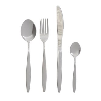 Sada příborů | LIVADI | stříbrná | 24 kusů | 890852 Homla