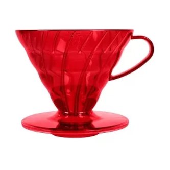 Dripper Hario V60-02 plast - Desert Red
