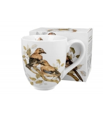 Porcelánový hrnek XXL Sojka 1000 ml v dárkové krabičce